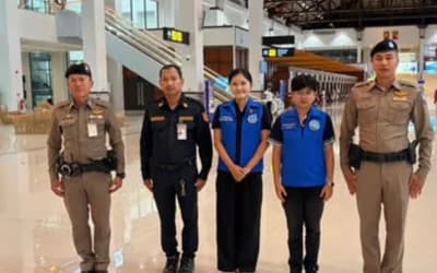 นางสาวเกศรา หนูดำ เจ้าหน้าที่ประสานงานด้านการท่องเที่ยว ปฏิบัติหน้าที่ ณ ท่าอากาศยานนานาชาติตรัง